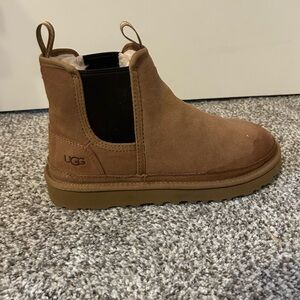 UGG Tan Suede Slip-On Boots